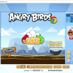 Online Flash-game Angry Birds